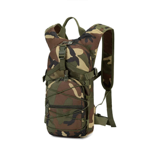 Military backpack with water bag